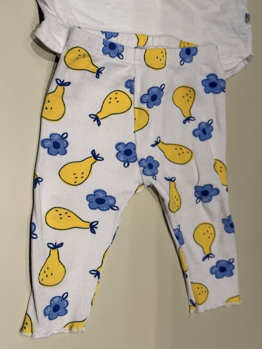 Set NEXT baby 3–6 luni, tricou + pantaloni