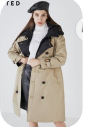 Утеплённый двусторонний тренч