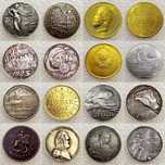 Moneda comemorativa CCCP Soviet Union Russian Empire