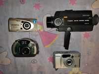 Canon Auto Zoom 318M,Olympus zoom 75,Konica Z-up 60,Canon Ixus X-1