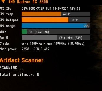 Placă video AMD Radeon RX 6800 ASRock – 16GB GDDR6