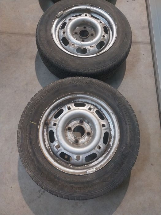 Джанти с гуми 185/70R14 Continental