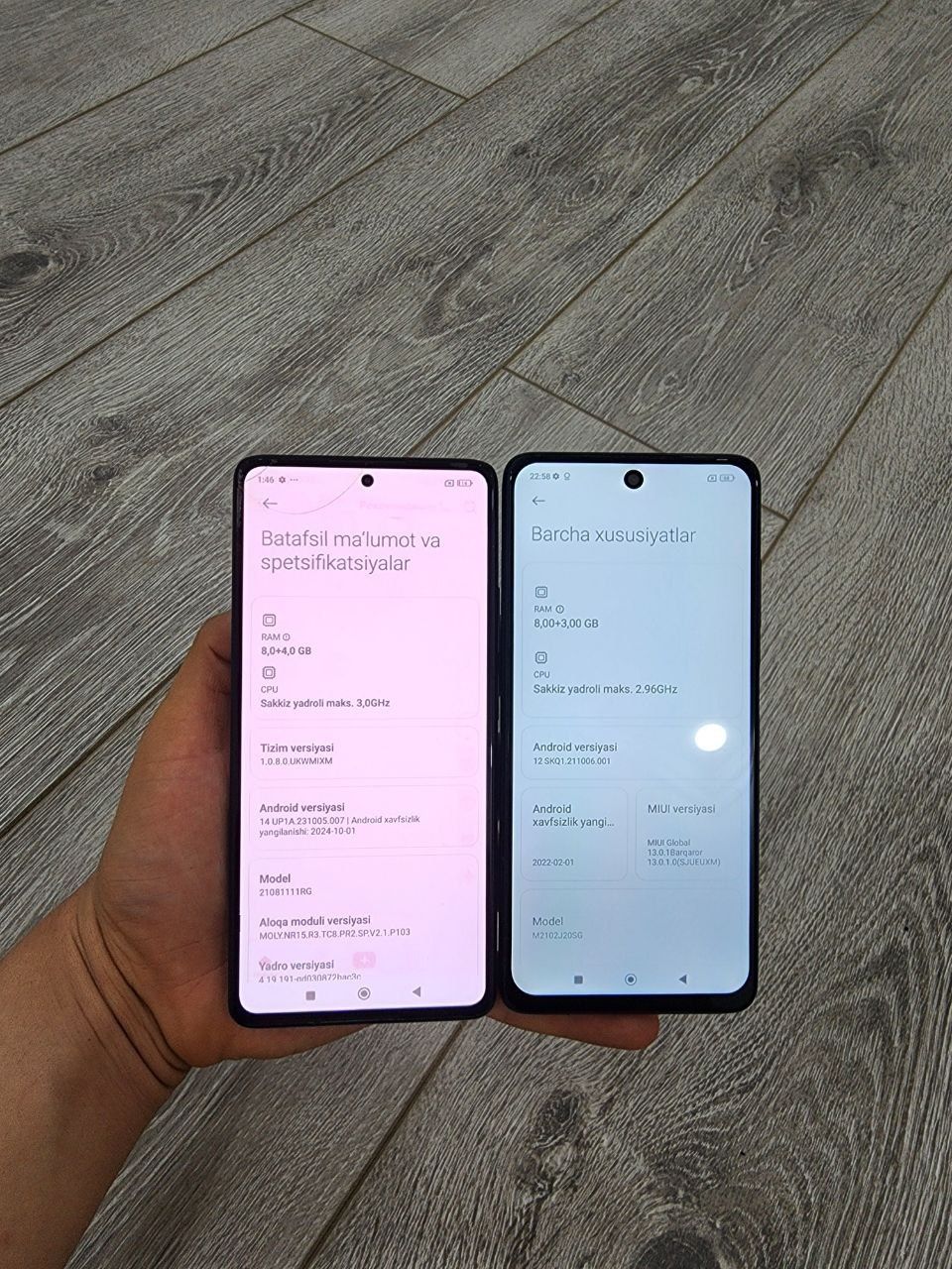 Xiaomi 11t poco x3 pro