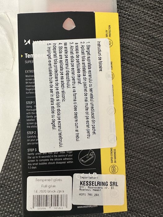 Sticla protectie ecran Iphone XR si 7/8/SE