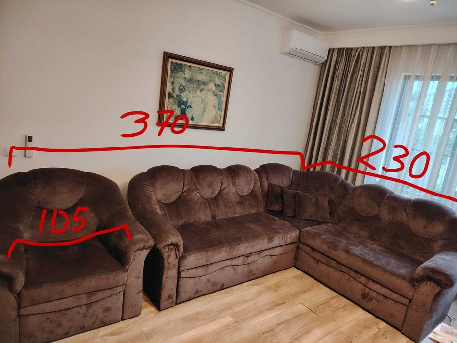 Vând Colțar cu fotoliu