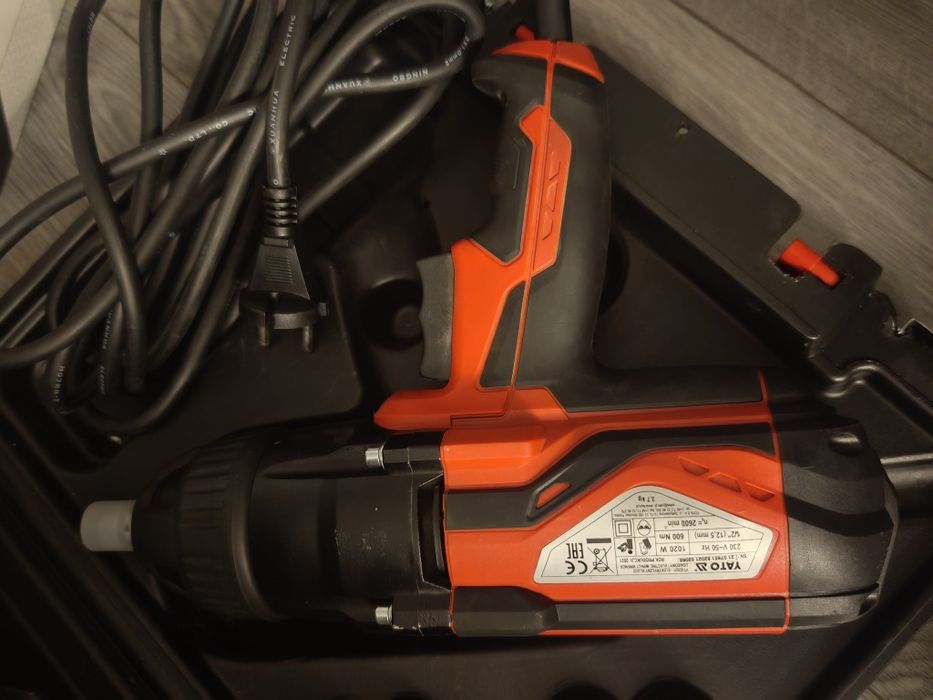 Pistol electric de impact Yato YT-82021, 600 Nm, 1/2