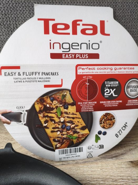 Tefal Ingenio Easy Plus L1461004 – Tigaie pentru clătite 27 cm, Non-St