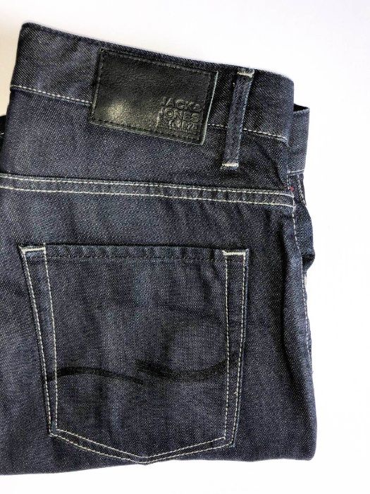 Blugi JACK & JONES Indigo Jeans Barbati | Marime 32 W32 (Talie 82 cm)