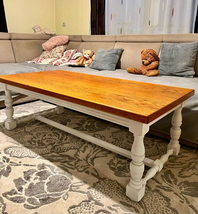 Masa din lemn de stejar pentru living