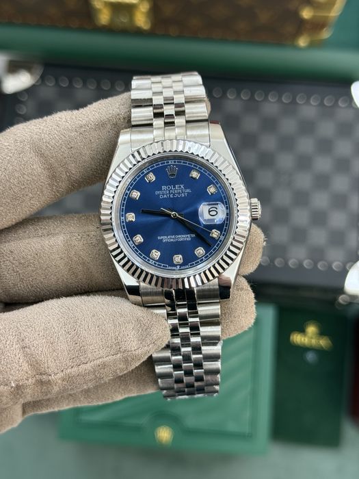 Rolex Date-Just 41mm Blue Dial