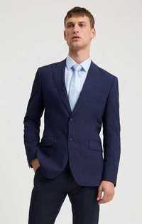 Sacou blazer slim 48 M de lux Club Of Gents NOU lana super 120's navy