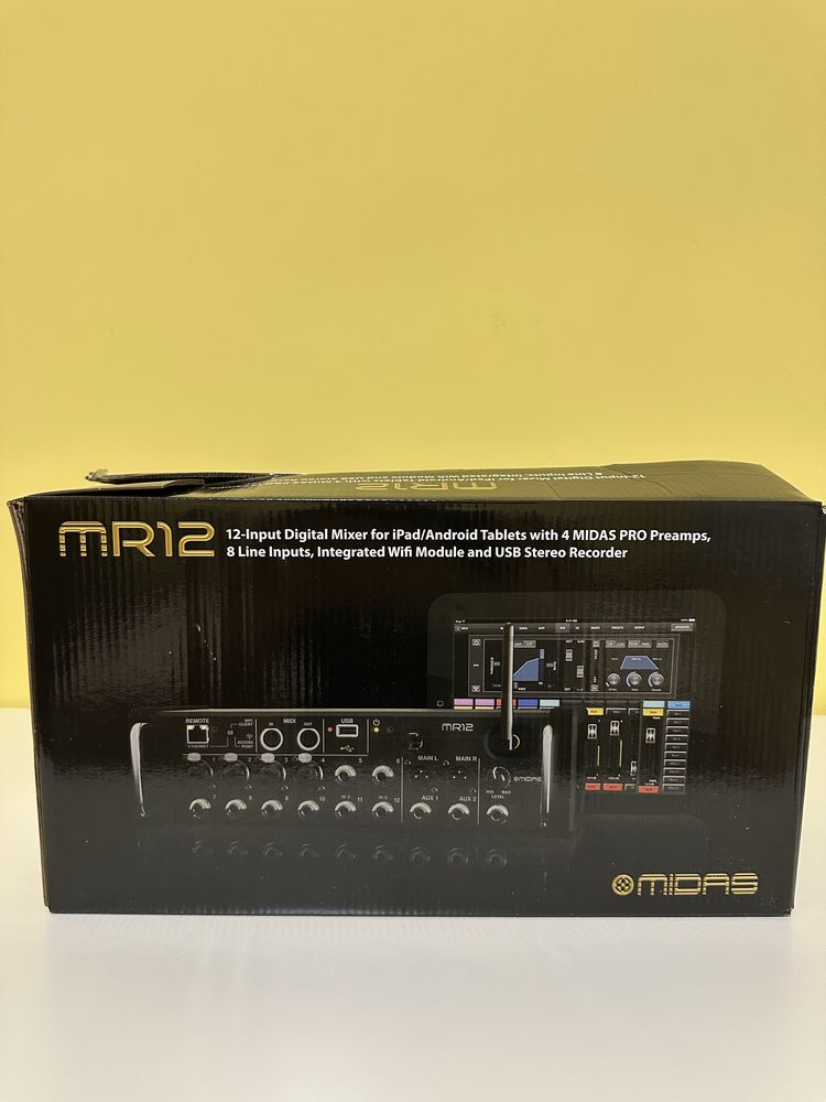 Дигитален аудио миксер - Midas MR12