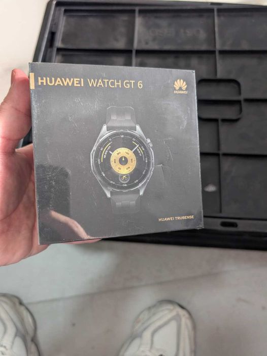 Smartwatch Huawei Watch GT 6, 46MM, Black Stainless Steel Case