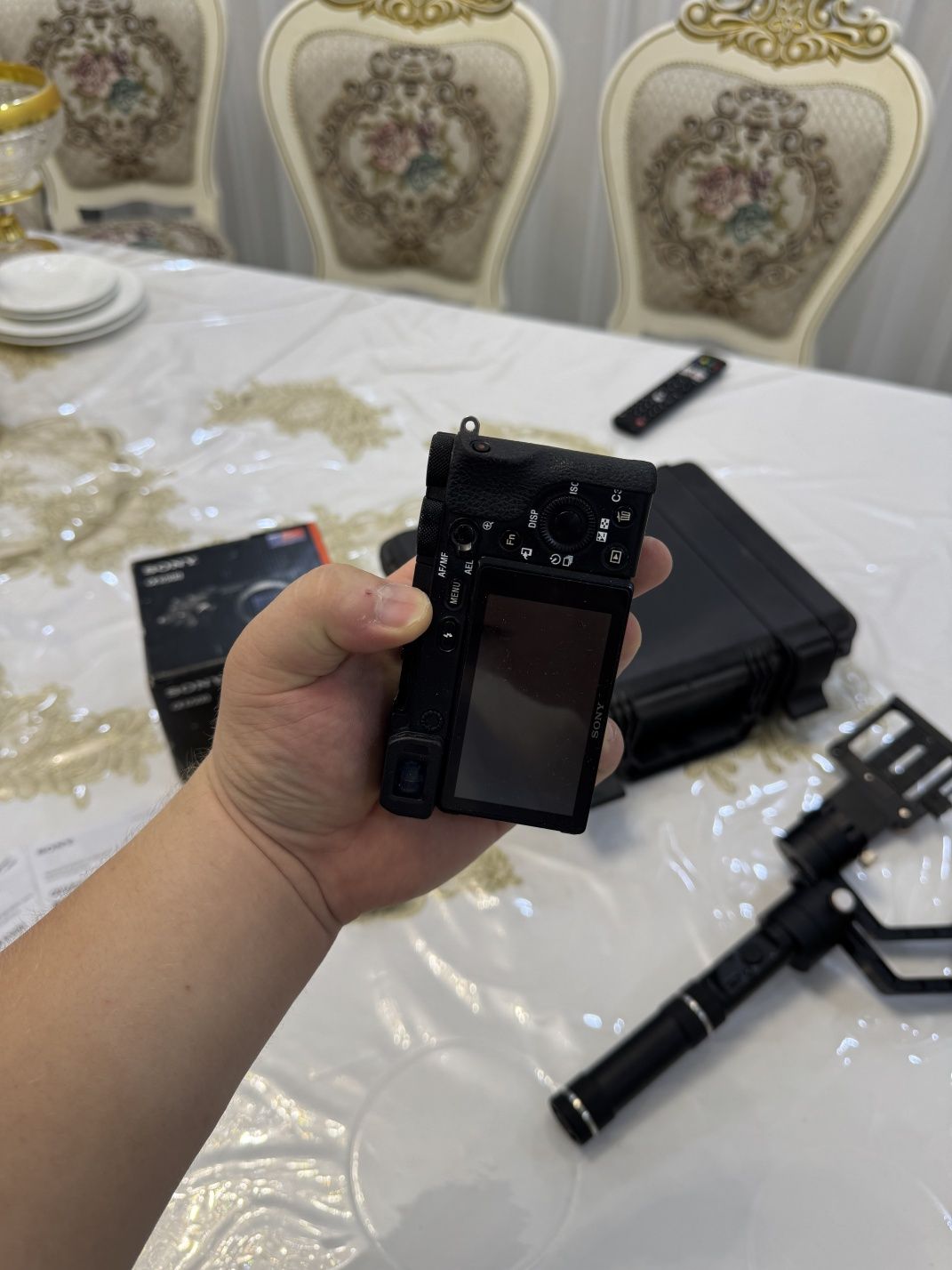 Sony a6500 camera + zhiyun crane stablizator