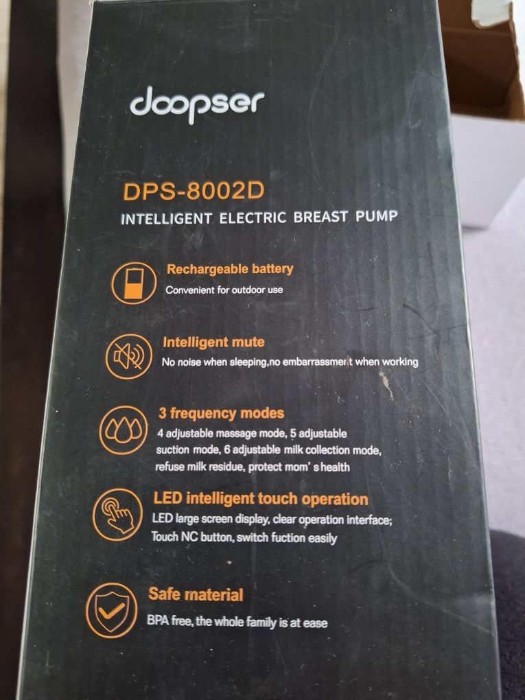 Pompa electrica san dubla Dopser portabila +pungi+ tampoane san