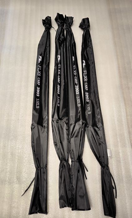 SET 4 Lansete CRAP FL FLX8 3.90M 3Segmente 3.5LBS