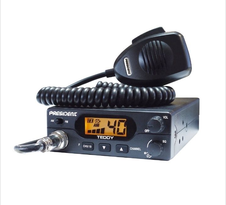 Stație radio emisie recepție CB President + antenă