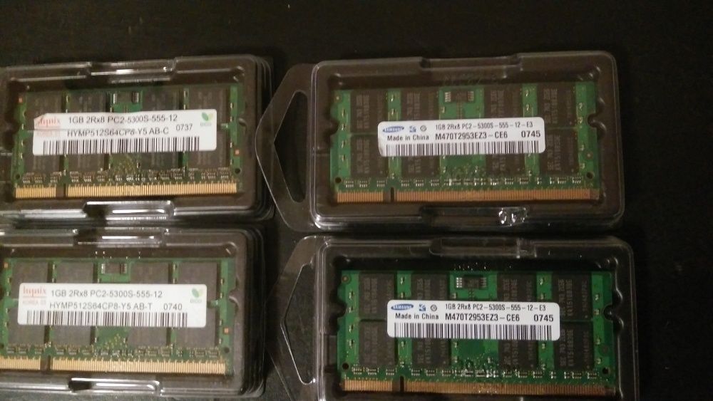 KIT Memorii RAM DDR2 4GB (4x1GB) CL 5.5.5.12 PC2-5300S NOI