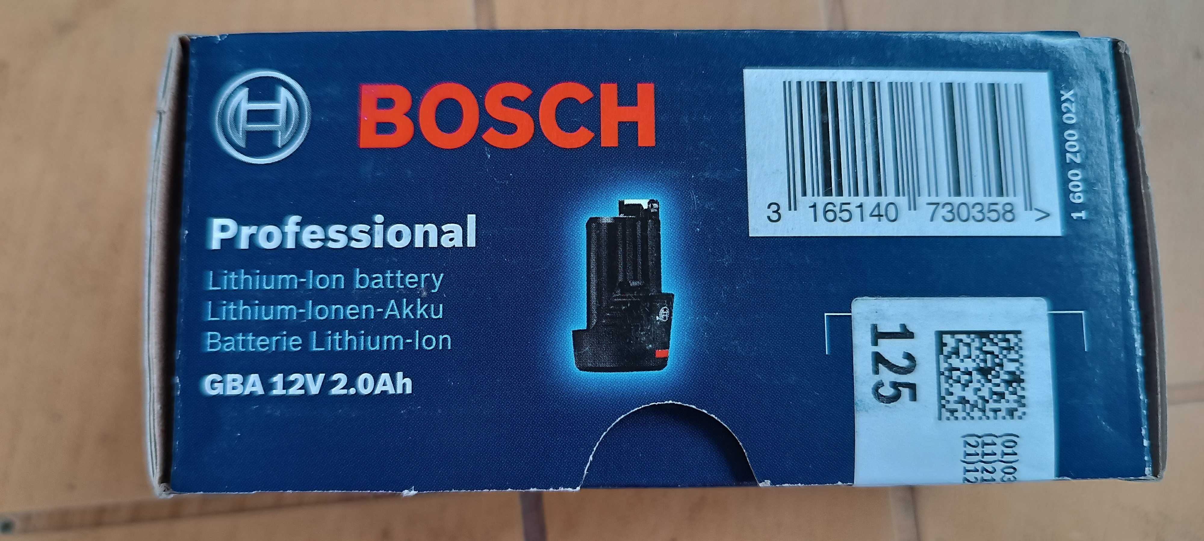 Акумулаторна батерия Bosch GBA, 12 V, 2.0 Ah