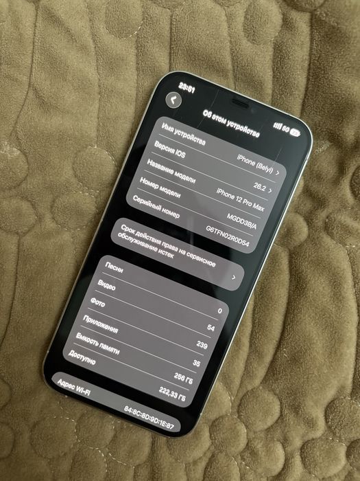 iPhone 12 Pro Max 256gb