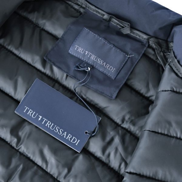 ПРОМО TRUSSARDI-L и XL-Оригинално мъжко синьо пухено яке