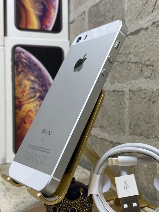 *RARITATE*  iPhone SE Silver / Baterie 96% / ȚIPLĂ 