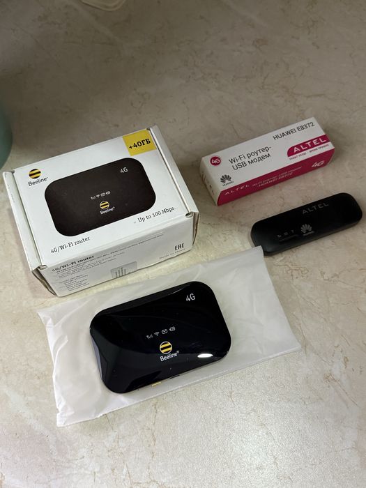 4G Wifi роутер beeline L02Hi и altel hiawei E8372