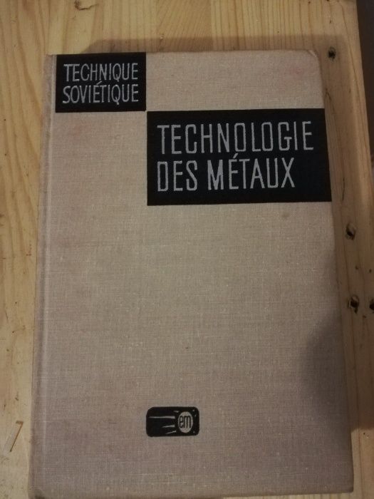 vand carte Technologie des metaux 1967