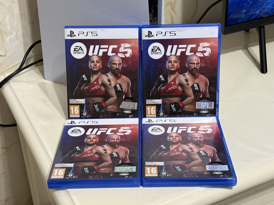 UFC5 Playstation 5 ЮФС 5 Пс 5 лицензионный диск UFC 5 на PS 5 Slim Пс5