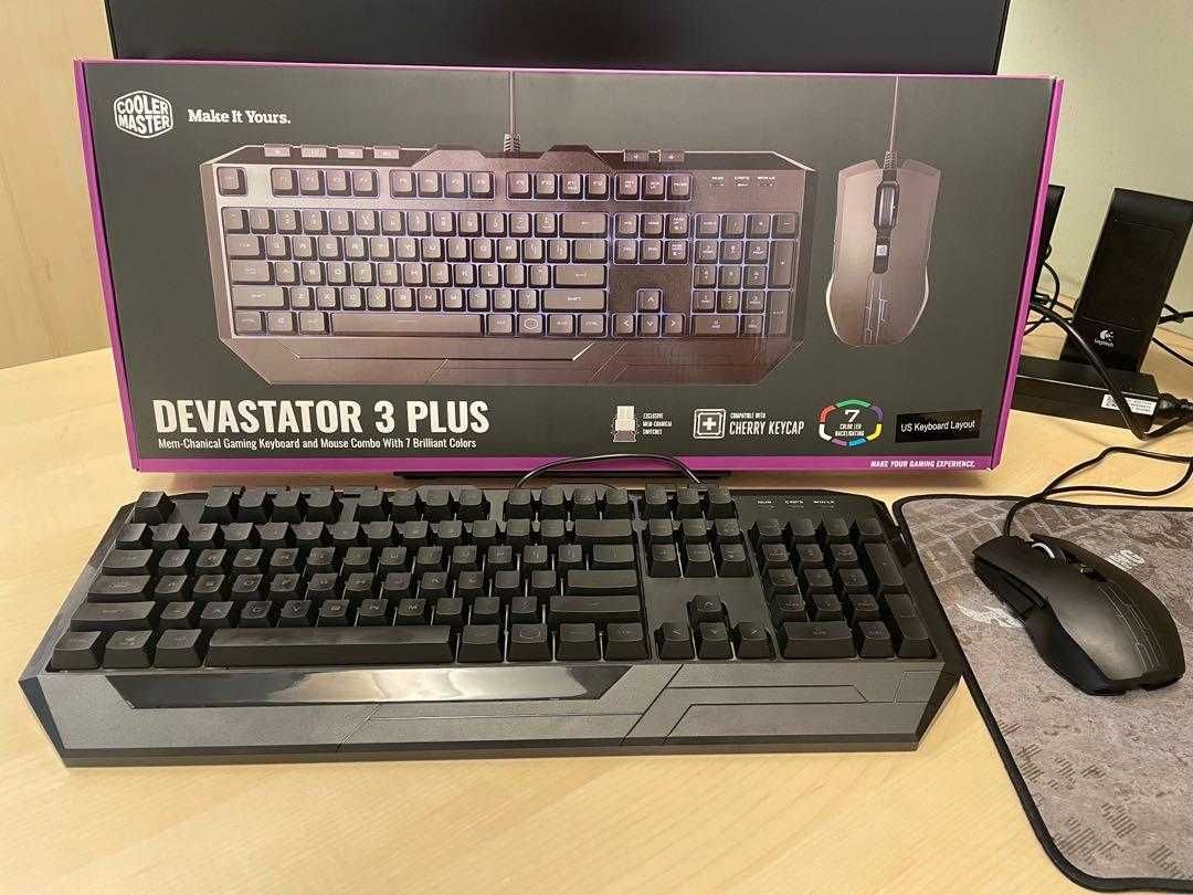 продам новый Cooler Master Devastator 3 Plus клава. и мышь/С ДОСТАВКОЙ