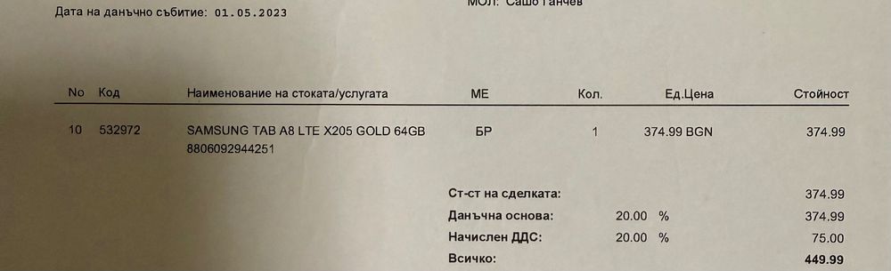 Samsung Galaxy Tab A8