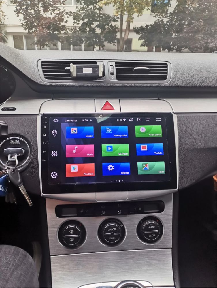 Navigatie Carplay Passat B6 B7 CC 2GB RAM Ramă inclusă