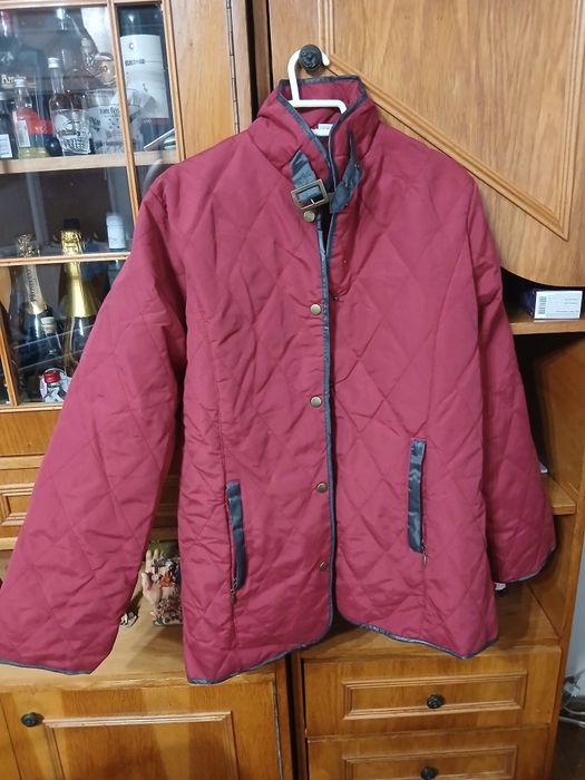 Geacă damă vișinie  subtire