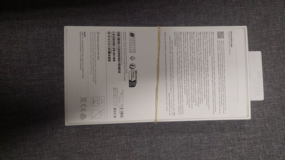 iphone 16 Pro Max 256GB Цвят White Titanium
