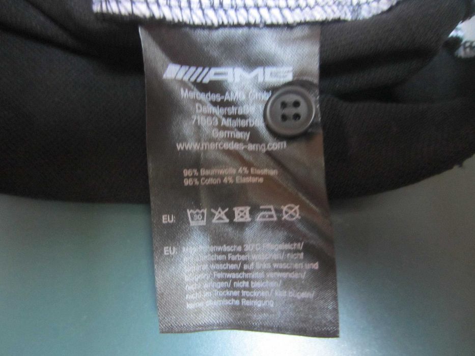 Tricou polo Mercedes AMG, masura M, polo 3 nasturi, 50%Bumbac, nou