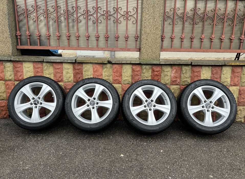 jante si cauciucuri de iarna Mercedes 225/50 17 Dot 2020