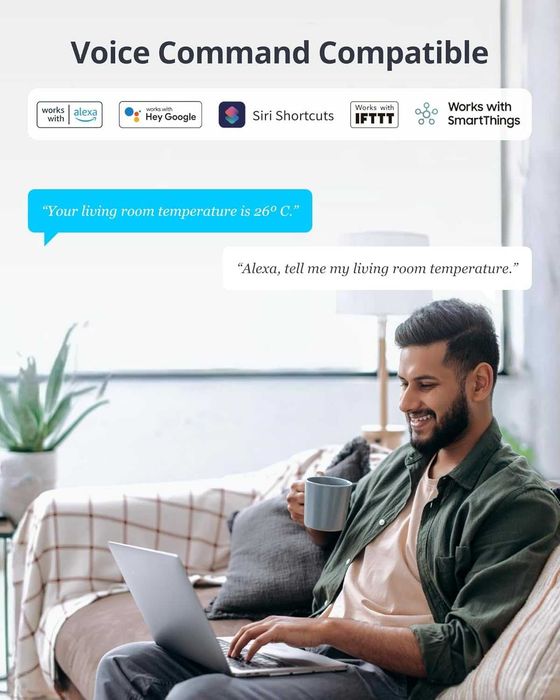 SwitchBot Meter Pro Смарт термометър хигрометър с Hub и външен датчик
