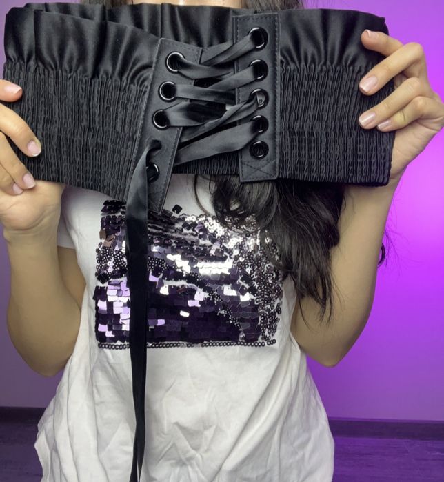 Ремень,пояс корсет шикарно смотрится.