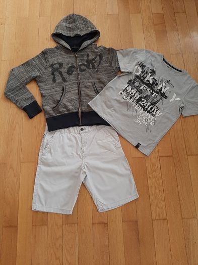 Детски дрешки:блузки DKNY,Armani,LCW,H&M и къс п-н TRN за 10 г.момче