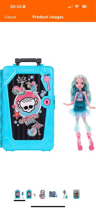 Продам новую куклу  монстер хай Laggona Blue Skulltimate Secrets