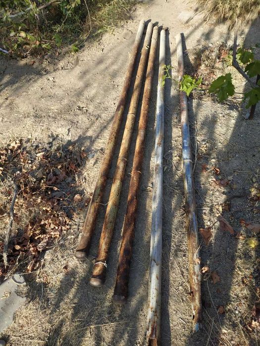 металлические трубы диаметр 60 мм, б/у