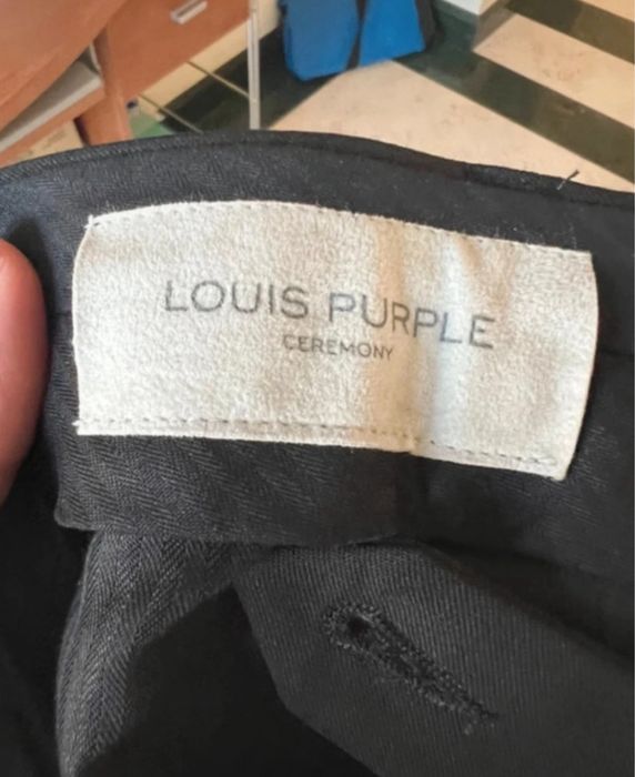Pantaloni lână 100% Louis Purple