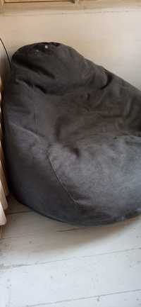 Кресло-мешок, серого цвета