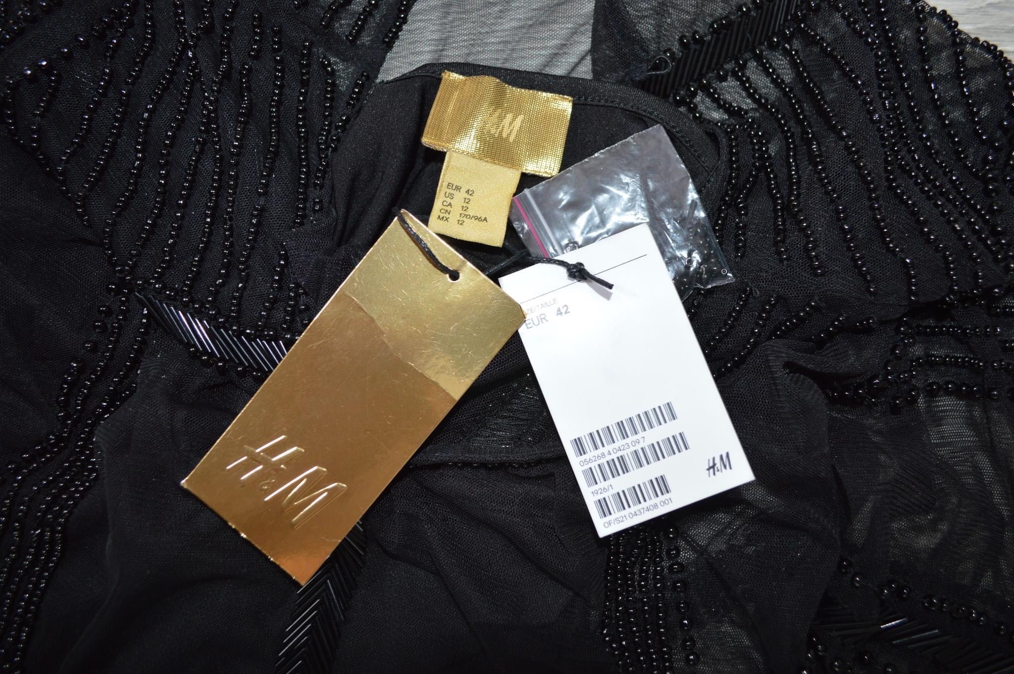 Rochie H&M cu mărgele, noua cu eticheta