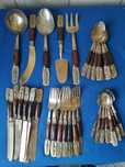 Set tacamuri vechi, 53 piese, Thailanda, pentru 12 persoane