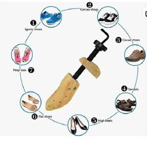 Разширител за обувки от естествено дърво, унисекс, 1 бр.