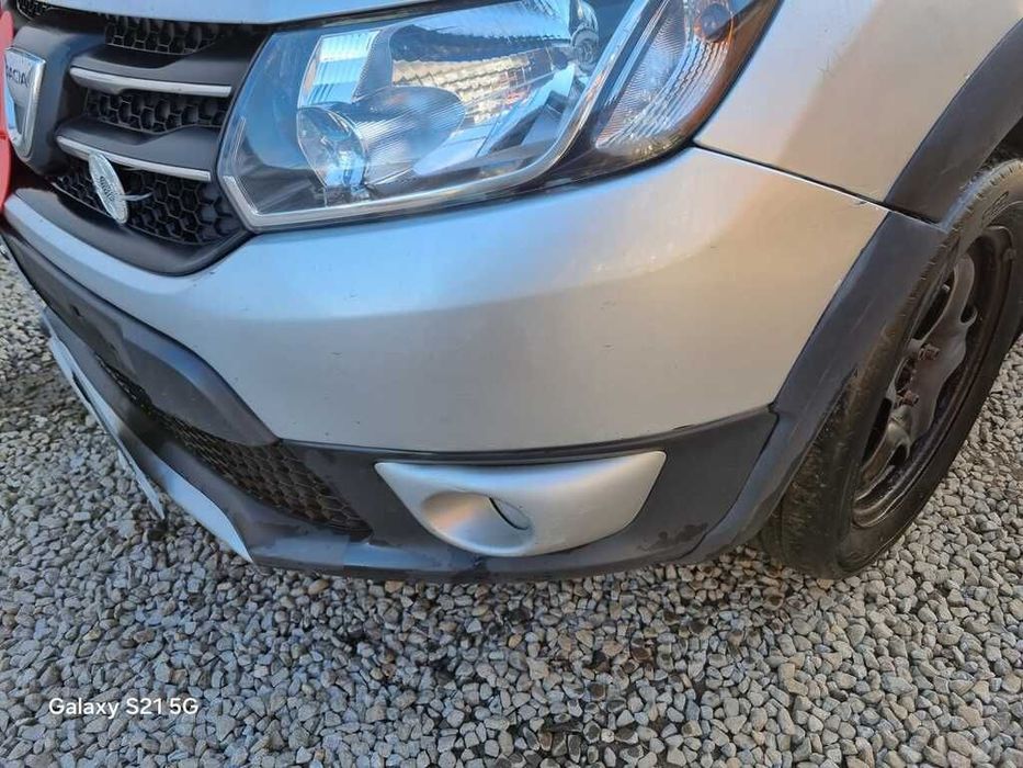Bara fata Dacia Sandero 2 Stepway 2012 - 2016 PLATINUM SILVER Ted69 (1395) model fara ...