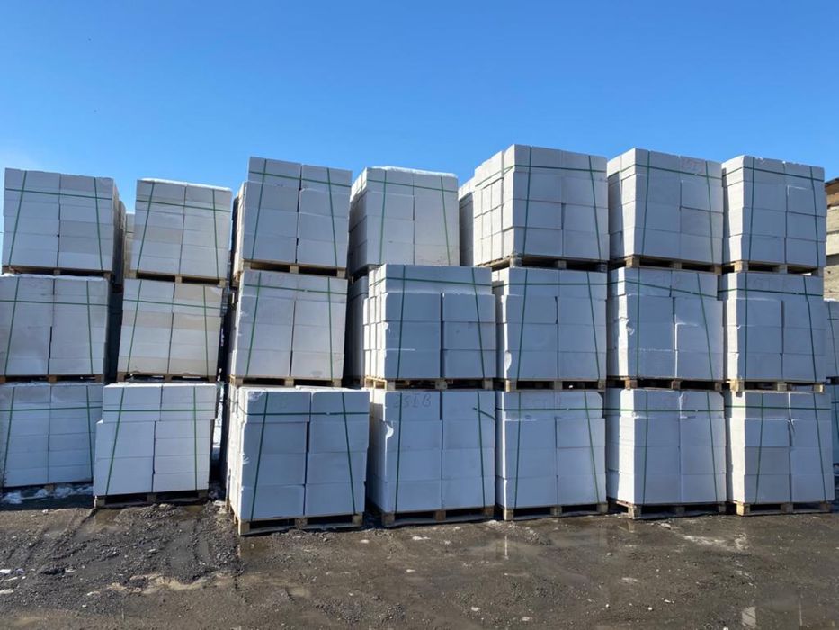 Автоклавный газоблок (Теплоблок) отличного качества. Красный кирпич