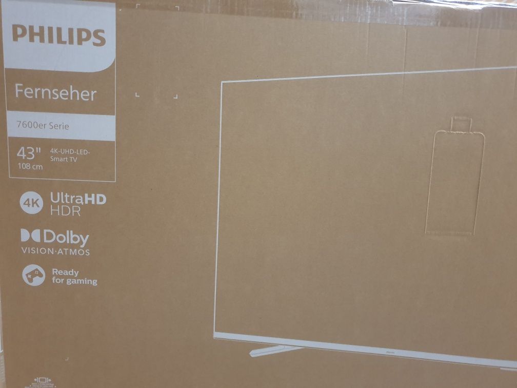 Televizor Philips LED 43PUS7608, 108 cm, Smart TV, 4K Ultra HD