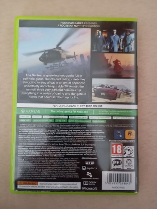 Vând GTA V Xbox 360